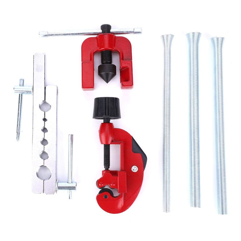 6PCS Tube Expander, Steel Professional Flaring Tool Kit with Spring for