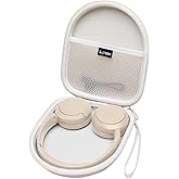 LTGEM Case Compatible with Sony WH-CH520 / WH-CH530 Wireless Headphones Bluetooth On-Ear Headset, Beige