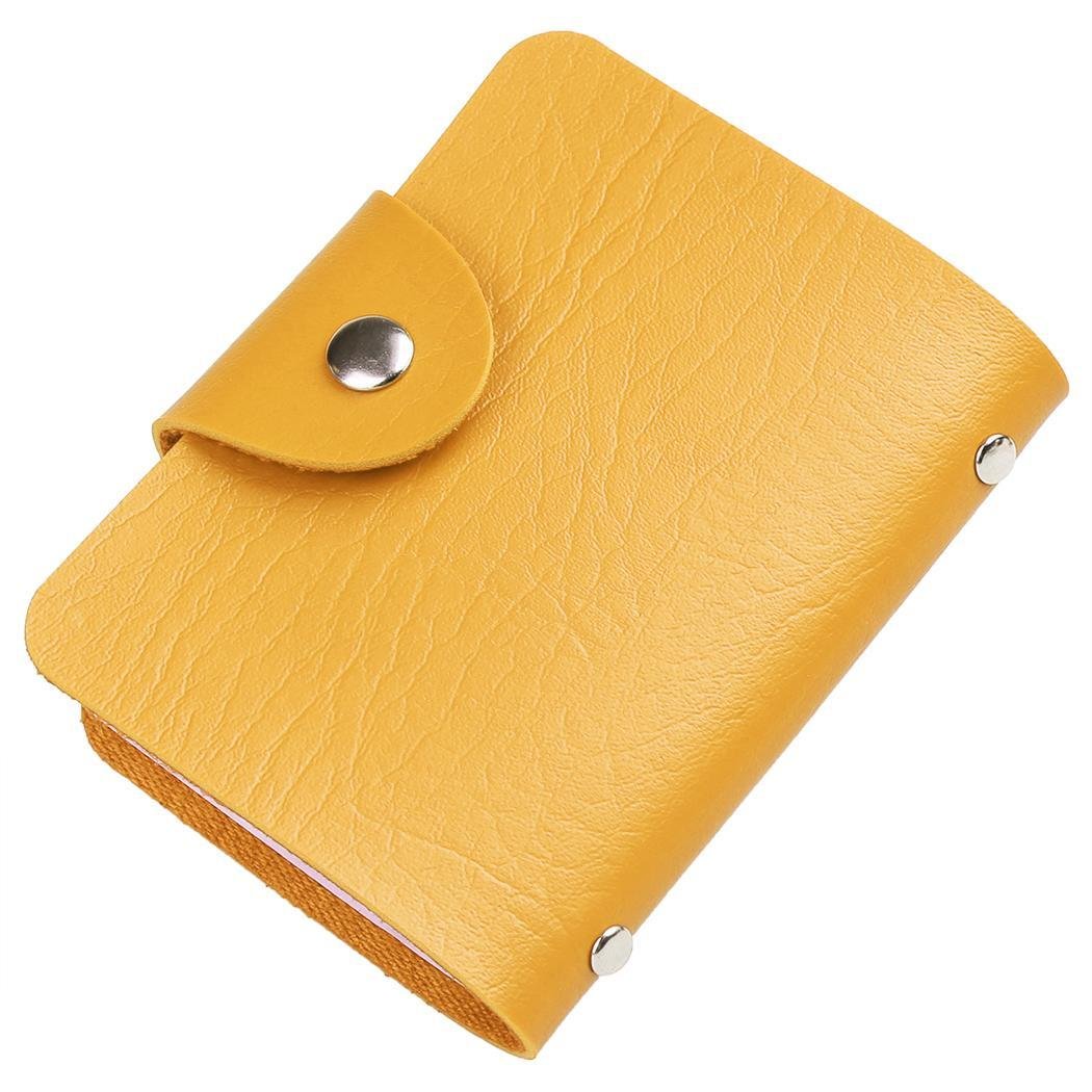 Kirken Unisex PU Leather 24 Cards Slots Purse Wallet Pocket Case ID Credit Card Holder Bag Wallets