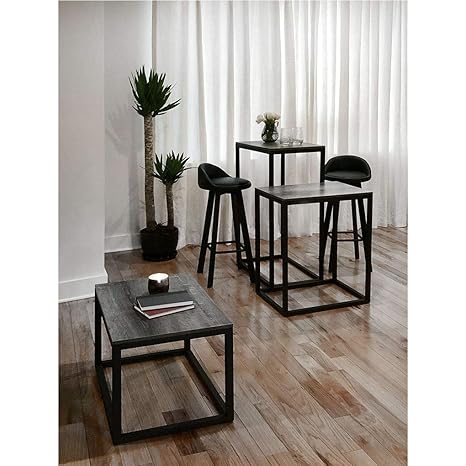 Nautical End Tables Small Wooden Side End Table Open Storage