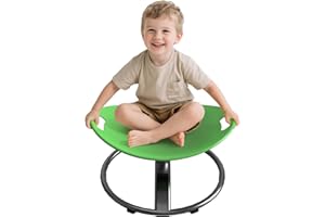 CHEFPREFER Sensory Spinning Chair for Autistic Children - Sensory Spinning Chair for Kids with Safety Handle & Non-Slip Design, Swivel Chairs for Kids 3-8 Years