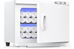 VERYTOP 23L Hot Spa Towel Warmer, Large 2-in-1 Spa Towel Warmers for Facials Esthetician, Towel Warmer Cabinet Towel Heater f