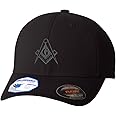 Mason Gray Thread Flexfit® Adult Pro-Formance® Branded Hat Black Large/X-Large