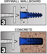 T.K.Excellent Phillips Pan Head Self-Tapping Screws and Drywall Anchors Kit 400 view 11