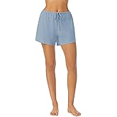 Nautica Womens Sleep Shorts - Mid-Thigh, Lightweight, Breathable Pajama Bottoms - Cotton Knit Jersey Sleepwear and Loungewear