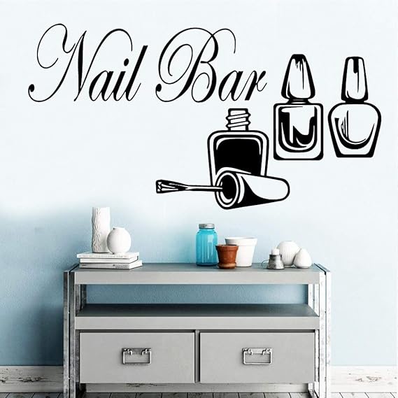 Barras de uñas decoración calcomanías de pared para niños calcomanías