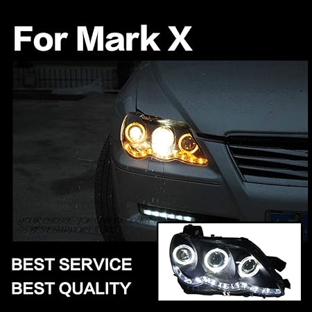 Amazon Aokeding製 トヨタ 1系 マークx Grx1 4gr Fse 3gr Fse 04 09 Ledヘッドライト ヘッドライト本体 車 バイク