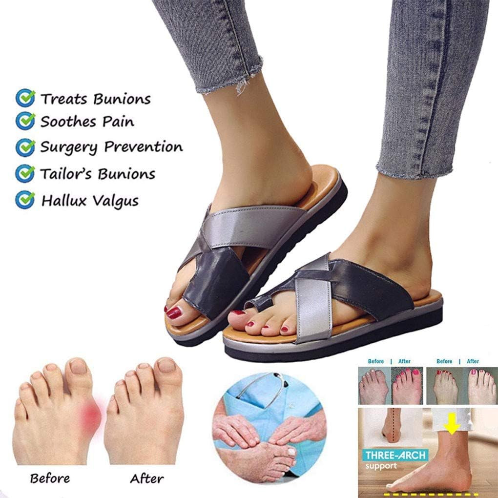 JPNVXIE Sandals for Women Bunion Correction, Arch and Bunion Support