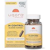 Uqora in Control Bladder Support - Daily Bladder Care & Support for Urinary Comfort - Made with botanicals, Like Horsetail & Spicebush - Gluten-Free & Vegetarian - 60 Capsules