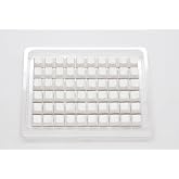 Ducky White Blank 132 Key Cherry Profile PBT Keycap Set | High-density PBT keycap set, Cherry profile, for mechanical keyboards with MX style switches