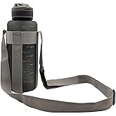 SZSUYAD Gray Water Bottle Shoulder Strap, Suitable for 28-52oz Universal Water Bottle, Simple Adjustable Crossbody Strap For Outdoor Sports(Bottle Excluded)