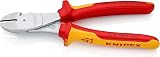 Knipex High Leverage Diagonal Cutter 200 mm VDE Chrome Vanadium 74 06 200 view 2