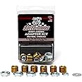Speed Dawg Metric Thread Shift Knob Adapter Kit with 6 Sizes, Silver/Gold