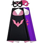 KARAZZO Kids Capes and Masks Boys Girls Costumes for Halloween Christmas Cosplay Dress Up