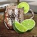 Hudson Copperworks 2 Hammered Finish Pure Solid Copper Moscow Mule Mugs