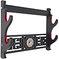 Eforlife Padded Sword Wall Mount Katana Stand Samurai Sword Holder Display Rack Chinese Tai Chi Bagua Style