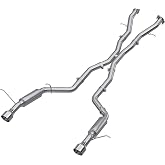 MBRP 18-23 Dodge Durango SRT 6.4L Armor Lite AL Steel 3in Cat Back Exhaust Dual Rear Exit w/SS Tips