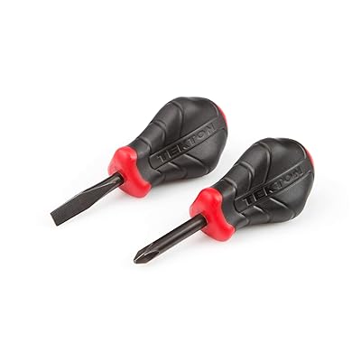 TEKTON - 26751 Phillips/Slotted Stubby High-Torque Screwdriver Set, 2-Piece (1/4, #2) | DRV41208