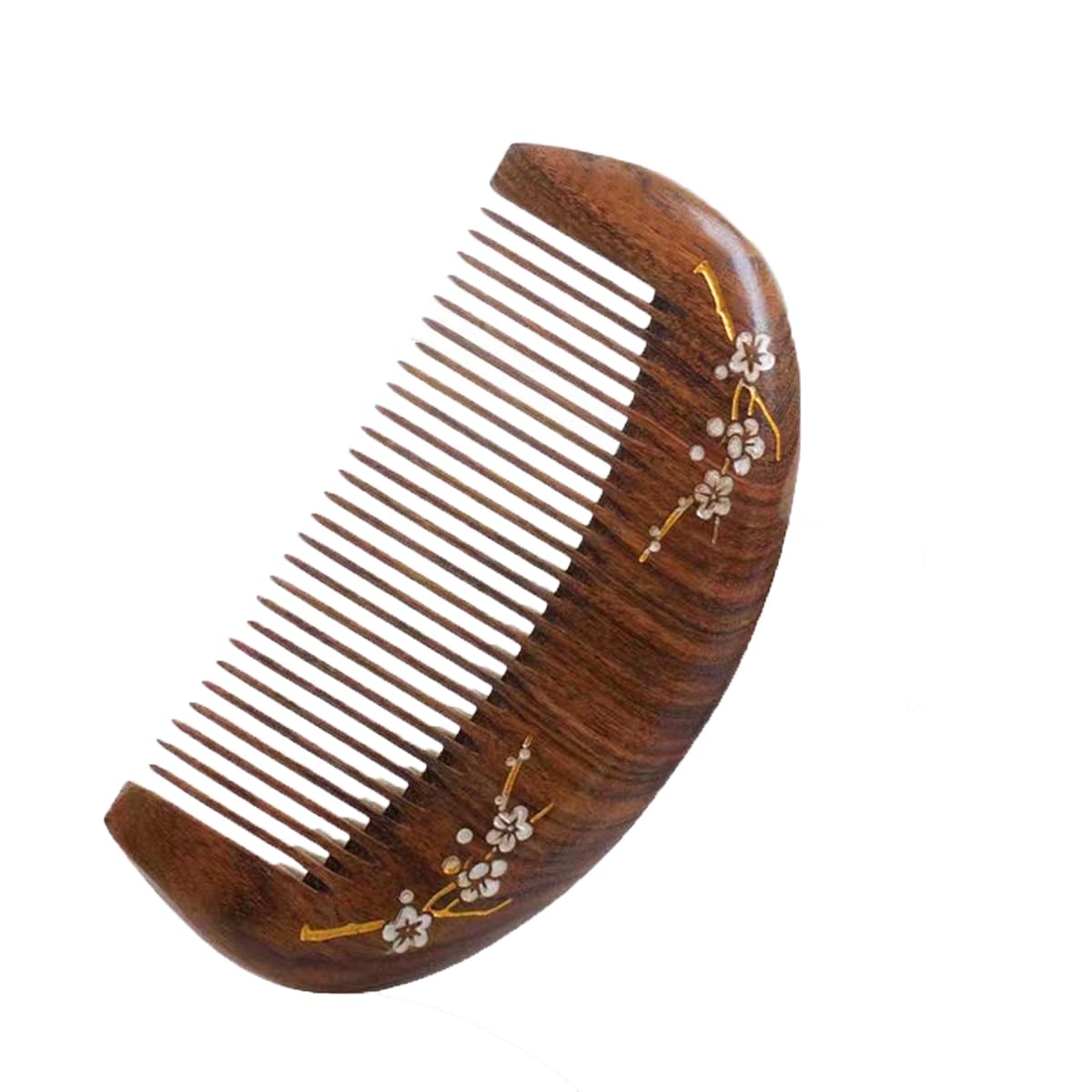 1 piece EXOTIC MYTH wooden comb Natural Anti-static Sandalwood Wooden Hair Comb with gift bag (EM10-3)