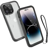 Catalyst Total Protection Case for iPhone 14 Pro Max - 5X More Waterproof iPhone Case, Highly Responsive Screen and Face id, Survives up to 65% Higher Drops Black