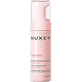 Nuxe Very Rose Cleansing Foam Light Facial Cleanser with Glycerin and Rose Water for Sensitive Skin: Face & Eyes, 5 Fl Oz