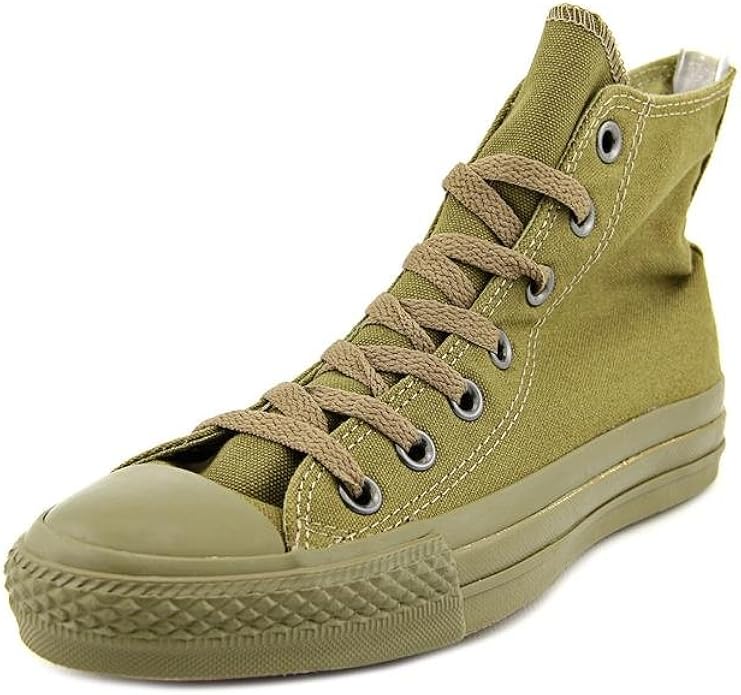 olive green converse platform