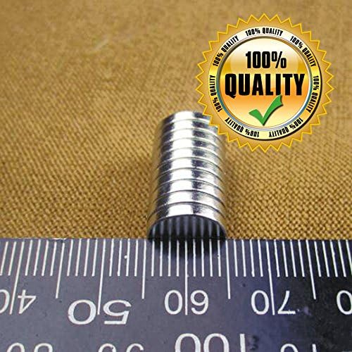 HOT NEW Multi-Use Refrigerator Magnets, Magnets for office, Science, Crafts - Tiny Round Disc, Sliver, size 10MM x 2MM , 40 Pcs/1pack. Refrigerator magnets is necessary for every family!!!