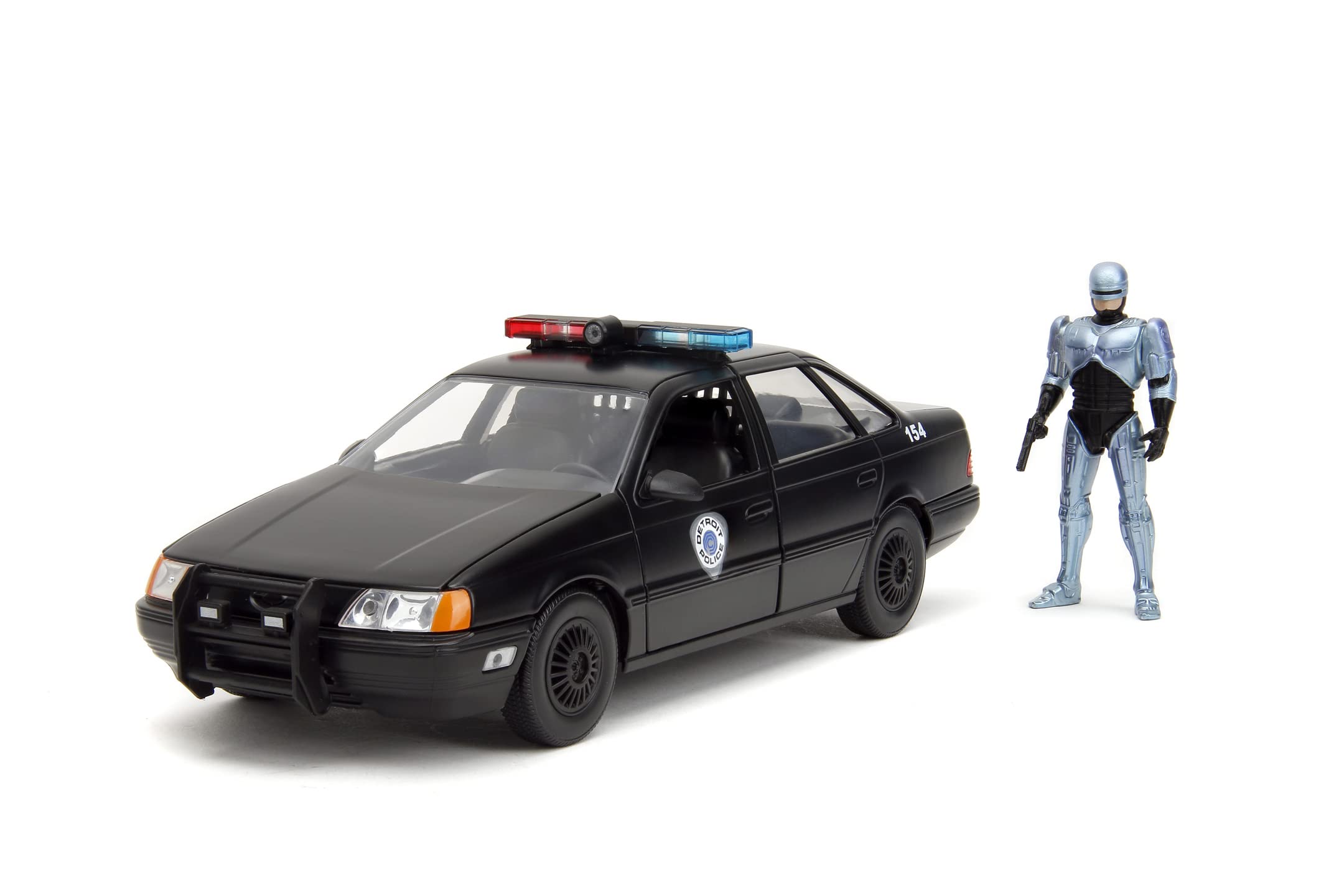 Jada ROBOCOP 1986 FORD TAURS 1:24 Die-Cast Car play or gift and for a collection for both Kids and Adults