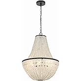 Crystorama Brielle 6 Light Dark Bronze Chandelier