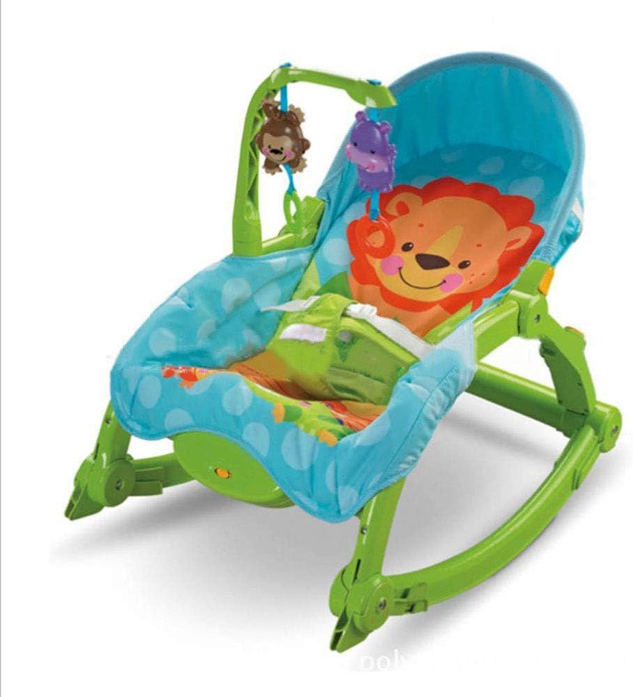 blue baby swing chair