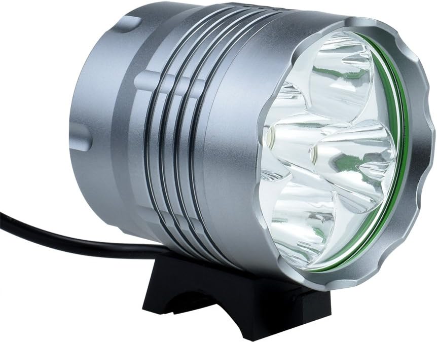 AOVEEISE 5600 Lumens Bike Light T6 Cree LEDs Bicycle Cycling Lights Headlight Lamp W Rechargeable 4400 MAH Battery