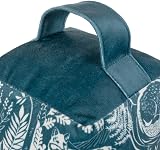 furn. Winter Woods Animal Doorstop Midnight Blue Velvet Woodland Design view 6