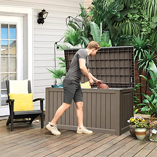 YITAHOME XXL 230 Gallon Large Outdoor Storage Deck Box for Patio