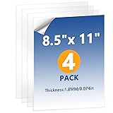 Wtrgas 4 Pack 8.5x11 Strengthened Replacement Glass