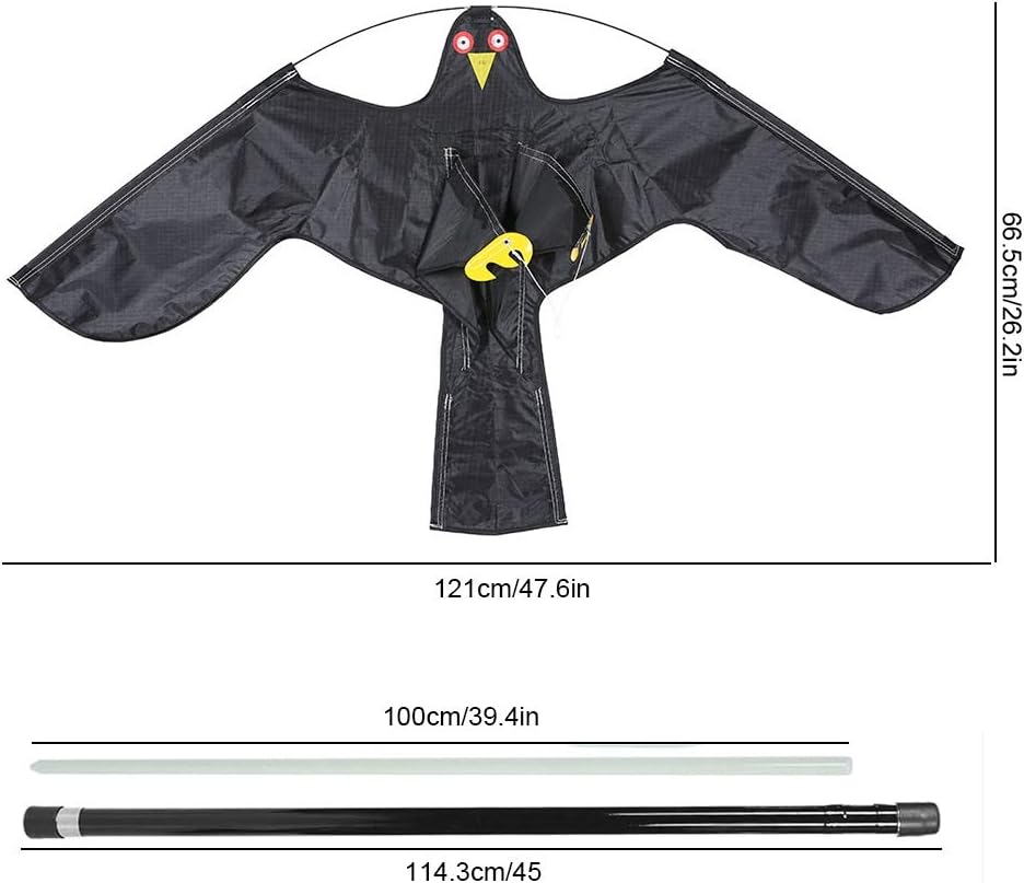 Greensen Bird Scarer Kite, Bird Repeller Hawk Bird Repellent Kite with