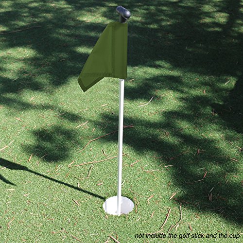 KONDAY Golf Flag,Practice Green Golf Flags, Solid and Nylon Training Golf Putting Green Flag, Indoor Outdoor Backyard Garden Portable Golf Target flags