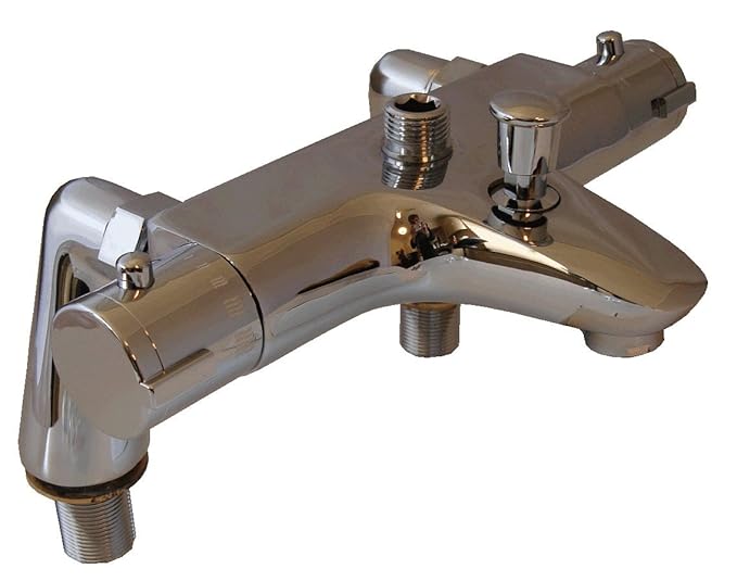 OurTaps Thermostatic Bath Shower Mixer Taps, MPN TMC109, DeckMounted