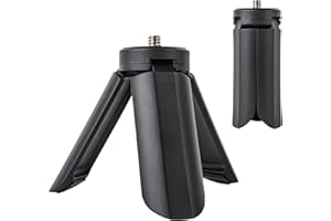 MUZIRI KINOKOO Mini Tripod for Fuji Instax Pal with 1/4 Inch Screw - Compatible for Instax PAL/EVO/70/LOMO Instant Camera - Portable Camera Mini Tripod with Slip Resistant Rubber Footpads - Black