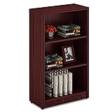 3 Shelf Wood Bookcase Freestanding Display Shelf