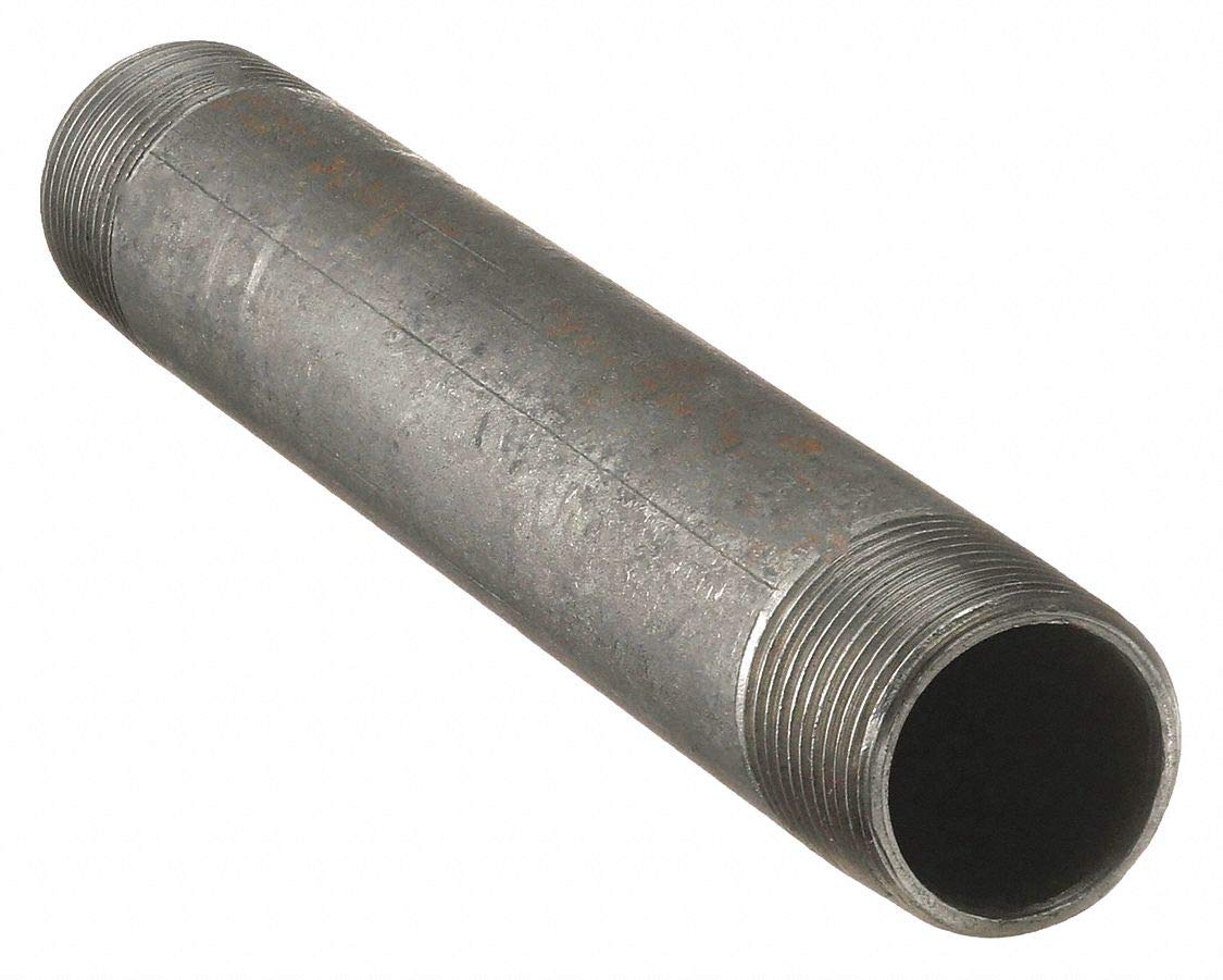11/2" x 12" NPT Threaded Black Pipe Nipple Pipe Fittings