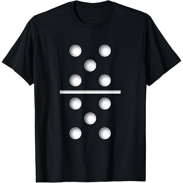 Amazon.com: Popular Domino Costume | Domino T-Shirts T-Shirt
