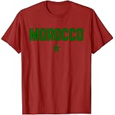 Morocco Flag | Men Women Kids | Morocco T-Shirt