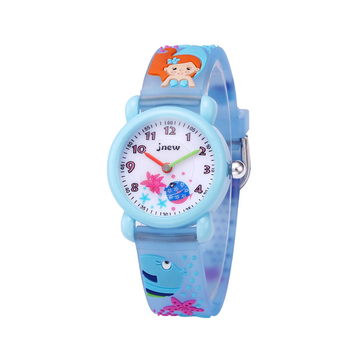 Kids Watch, Girls Watch Waterproof 3D Cute Cartoon Toy Analogue Silicone Band Wristwatch Childrens Watches Gift for Girls Age 3-11 Years Old