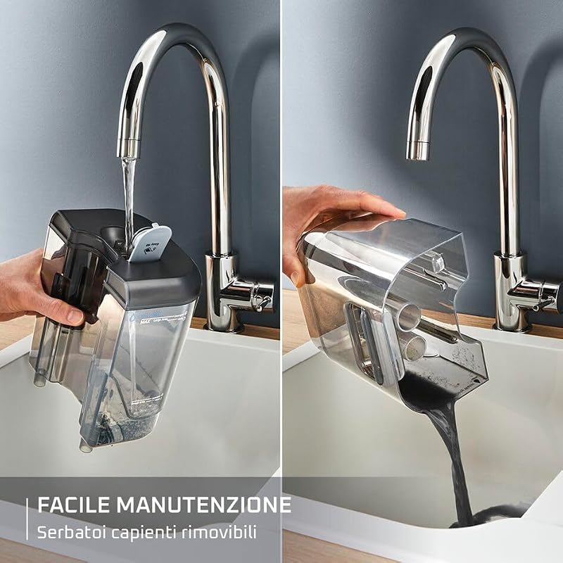 Clean It, Lavatappeti Portatile, Grigo, IN5010