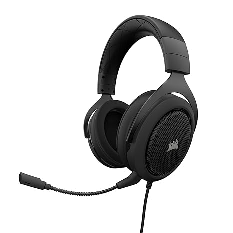 Corsair HS60 Gaming Headset 7.1 Surround (mit abnehmbaren Mikrofon, für PC/PS4/Xbox One/Switch/Mobiltelefon) schwarz