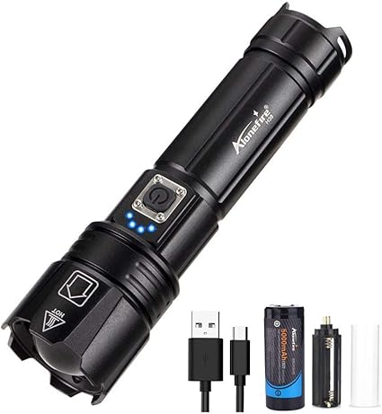 Alonefire H38 Lampe De Poche Led Tactique Ultra Puissante Eleves Super Lumineuse Zoomable Usb Rechargeable Etanche 5 Mode Avec Puissance De Sortie 26650 Batterie Pour Camping Chasse Police Militaire Amazon Fr Bricolage Alonefire H38 Lampe De Poche Led Tactique Ultra Puissante Eleves Super Lumineuse Zoomable Usb Rechargeable Etanche 5 Mode Avec Puissance De Sortie 26650 Batterie Pour Camping Chasse Police Militaire Amazon Fr Bricolage