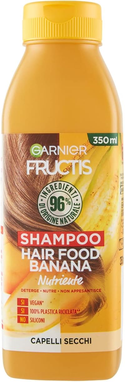 Garnier Hair Food Banana Nourishing Shampoo 350ml for Dry Hair