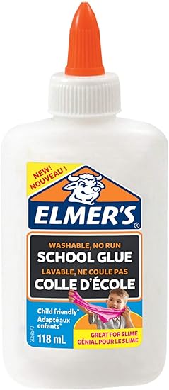 Amazon Com Elmer S Liquid Pva Glue Washable White 118ml Great For Making Slime Office Products