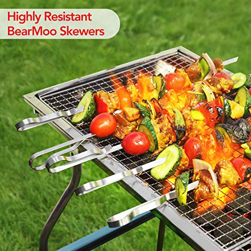 3 BearMoo+Stainless+Barbecue+Grilling+Reusable