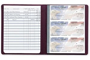 CheckSimple Secretary Deskbook Check Register 30 Entries per Page (5 Qty)